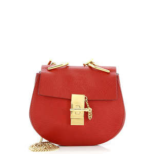 Chloe Mini Drew Crossbody Bag Leather